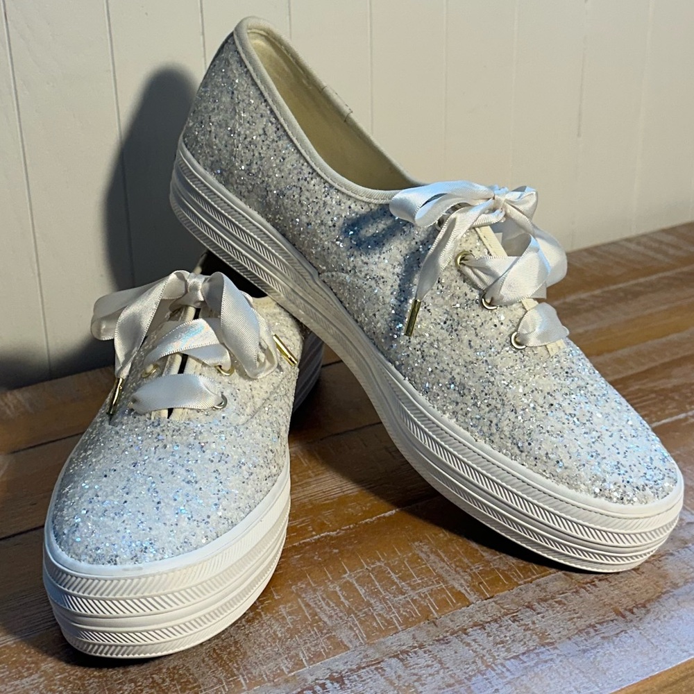 Keds X Kate Spade New York Triple Glitter Sneaker